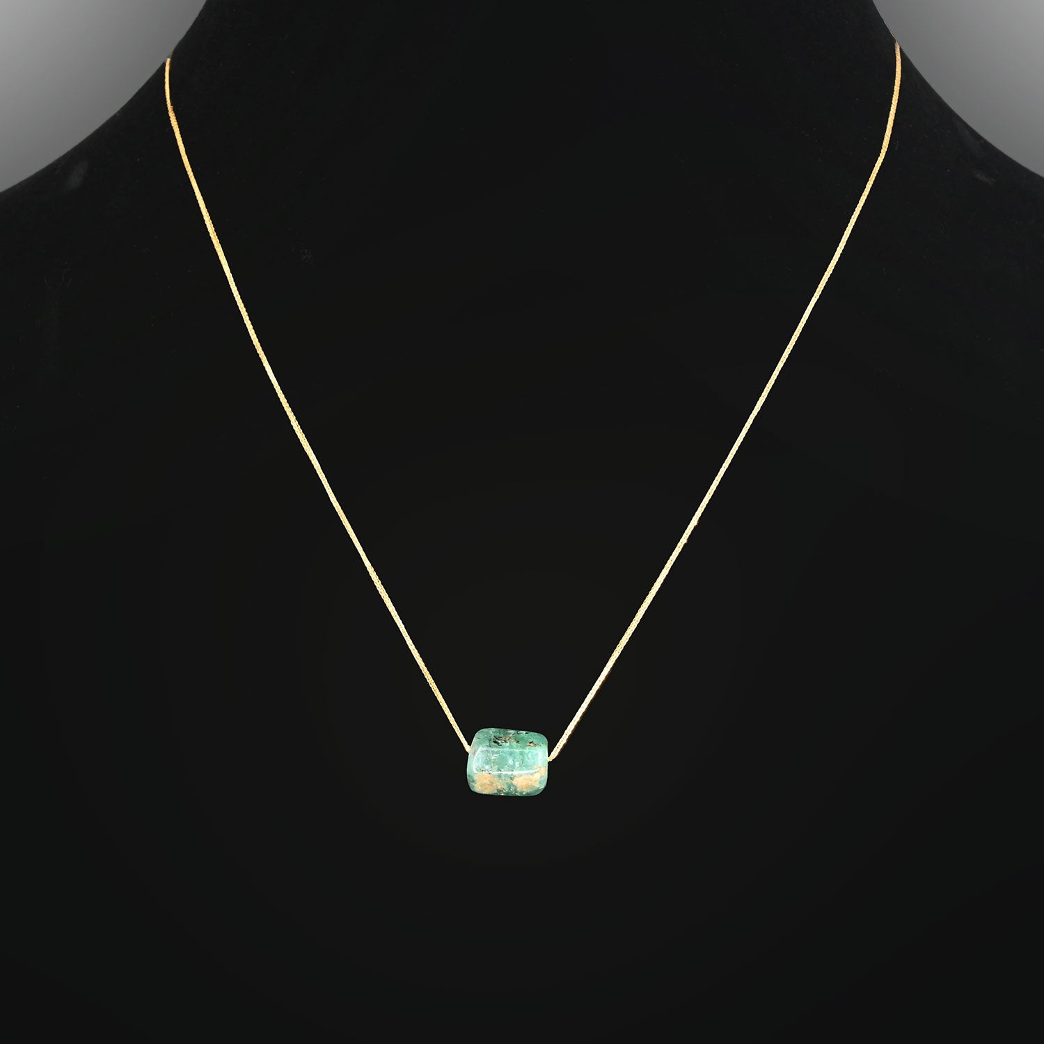 A rare Roman Emerald Bead pendant, Roman Imperial Period, ca. 1st - 3rd century CE