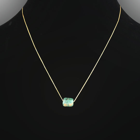 A rare Roman Emerald Bead pendant, Roman Imperial Period, ca. 1st - 3rd century CE