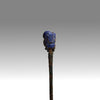 A rare Sumerian Copper Pin with Lapis Snake Finial, ca. 3rd millennium BCE