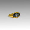Roman Gold & Banded Agate Finger Ring with Intaglio of Fortuna, Roman Imperial Period, ca. 1st - 2nd century CE
