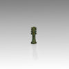 An Egyptian Green Faience Djed Pillar Amulet, Late Period, ca. 664 - 332 BCE