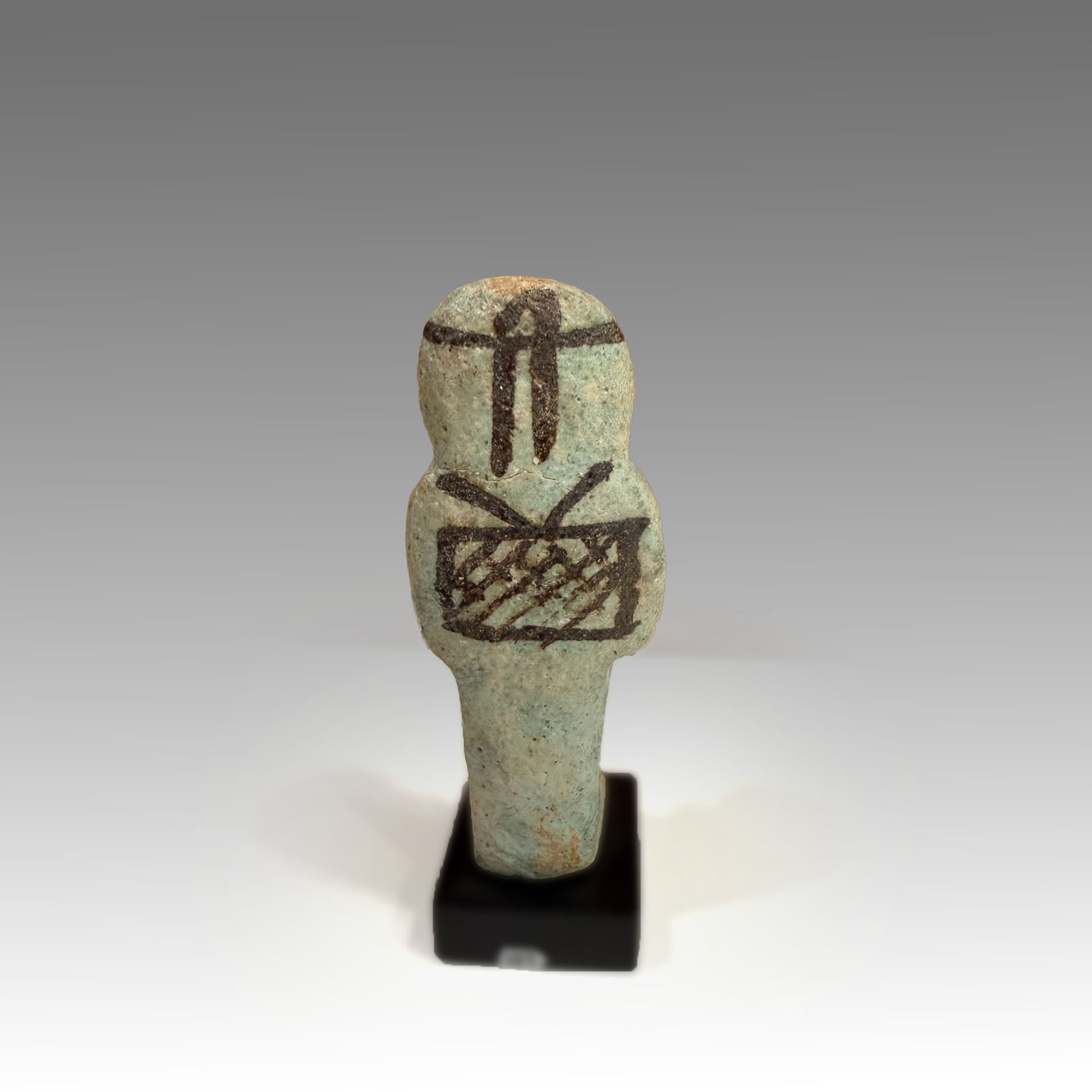 A Published Egyptian Faience Shabti for Ta-Gebtiu, Third Intermediate Period, 21st - 22nd Dynasty, ca. 1069 – 730 BCE)