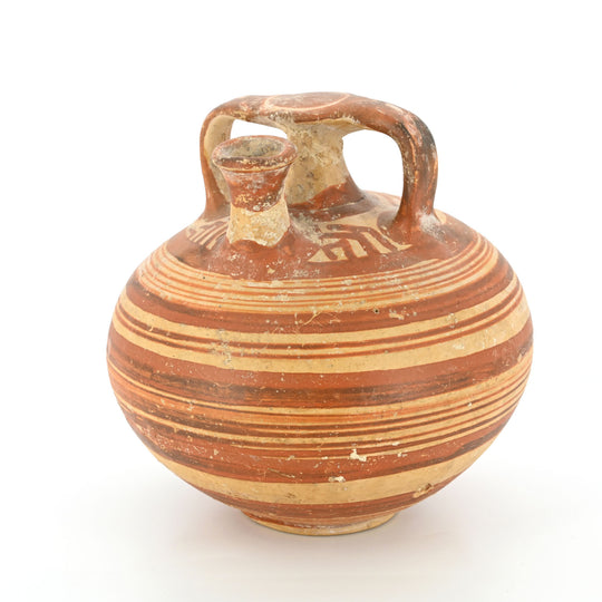 Mycenaean Pottery Stirrup Jar, Late Helladic II, ca. 1200 - 1100 BCE