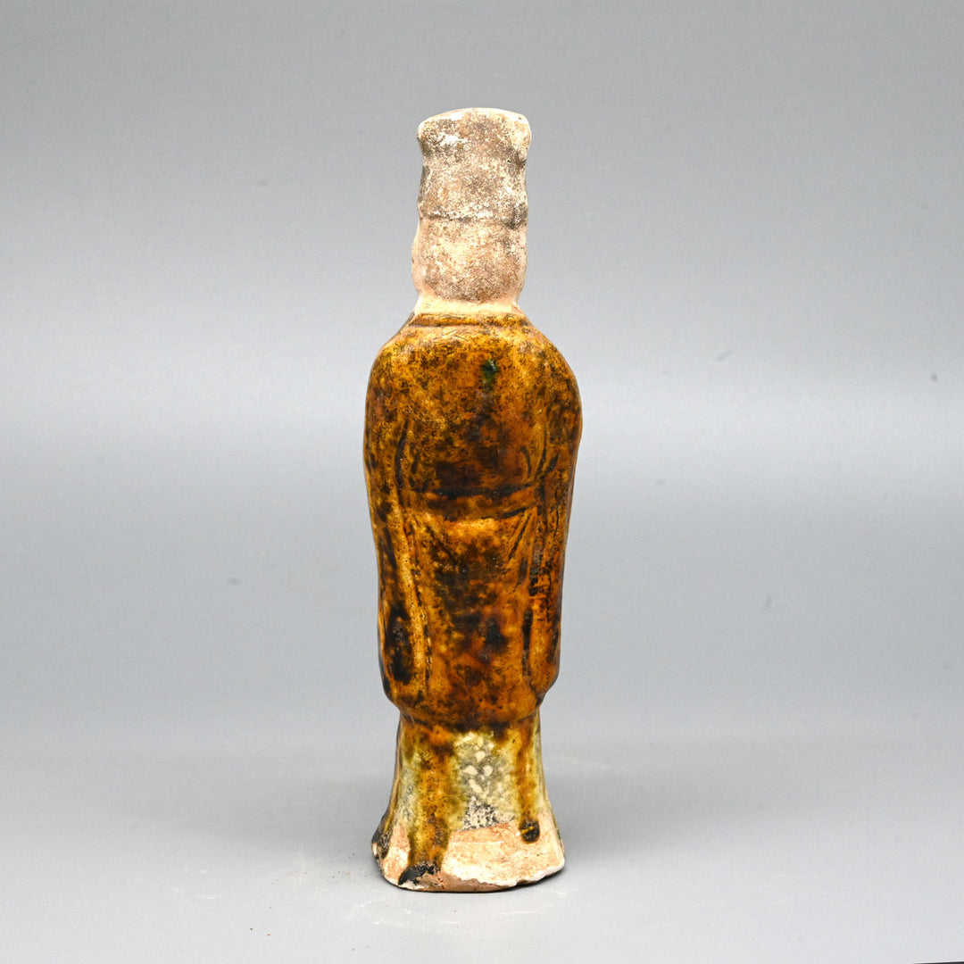 A Tang Sancai Glazed Figure, Tang Dynasty, ca. 650 - 950 CE