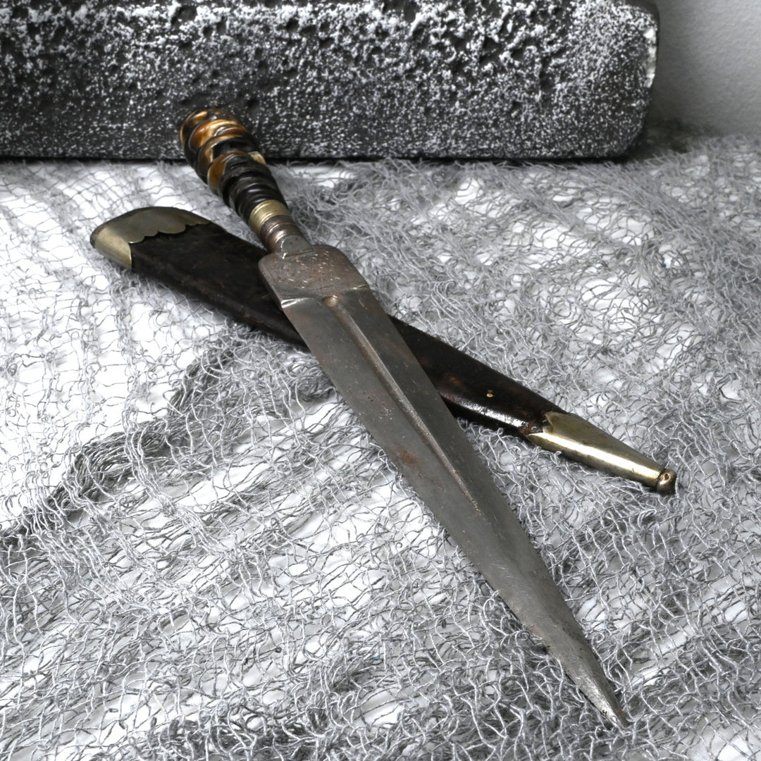 An Exhibited Vampire Slayer Dagger with Sheath, 19th - early 20th century