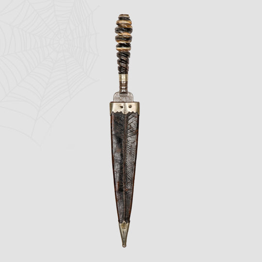 An Exhibited Vampire Slayer Dagger with Sheath, 19th - early 20th century