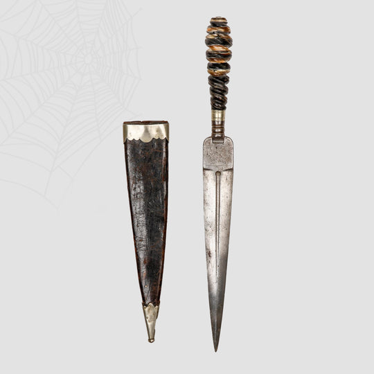 An Exhibited Vampire Slayer Dagger with Sheath, 19th - early 20th century