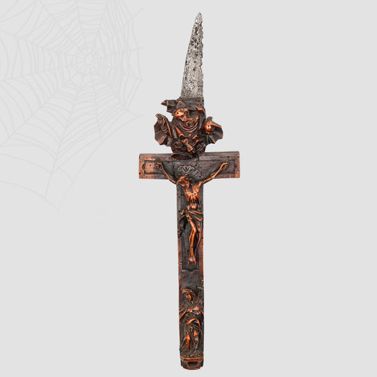 An Exhibited Vampire Slayer Crucifix Dagger, 19th century