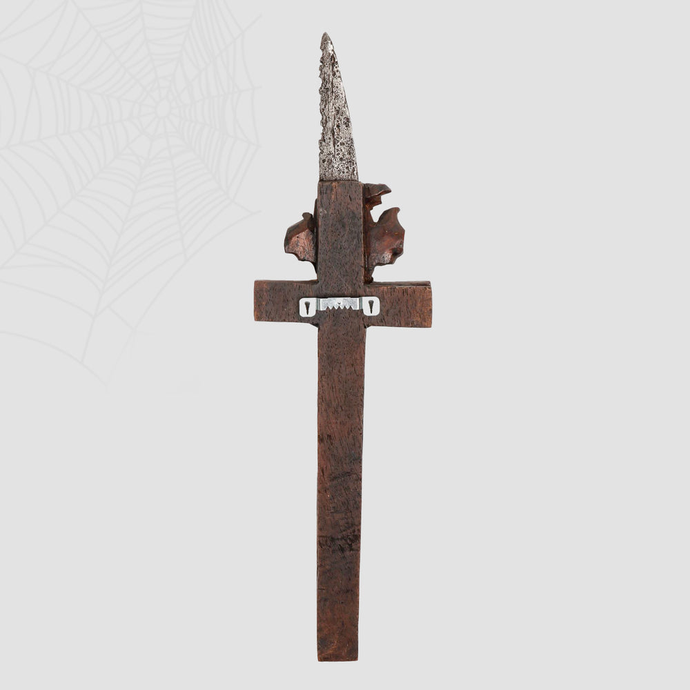 An Exhibited Vampire Slayer Crucifix Dagger, 19th century