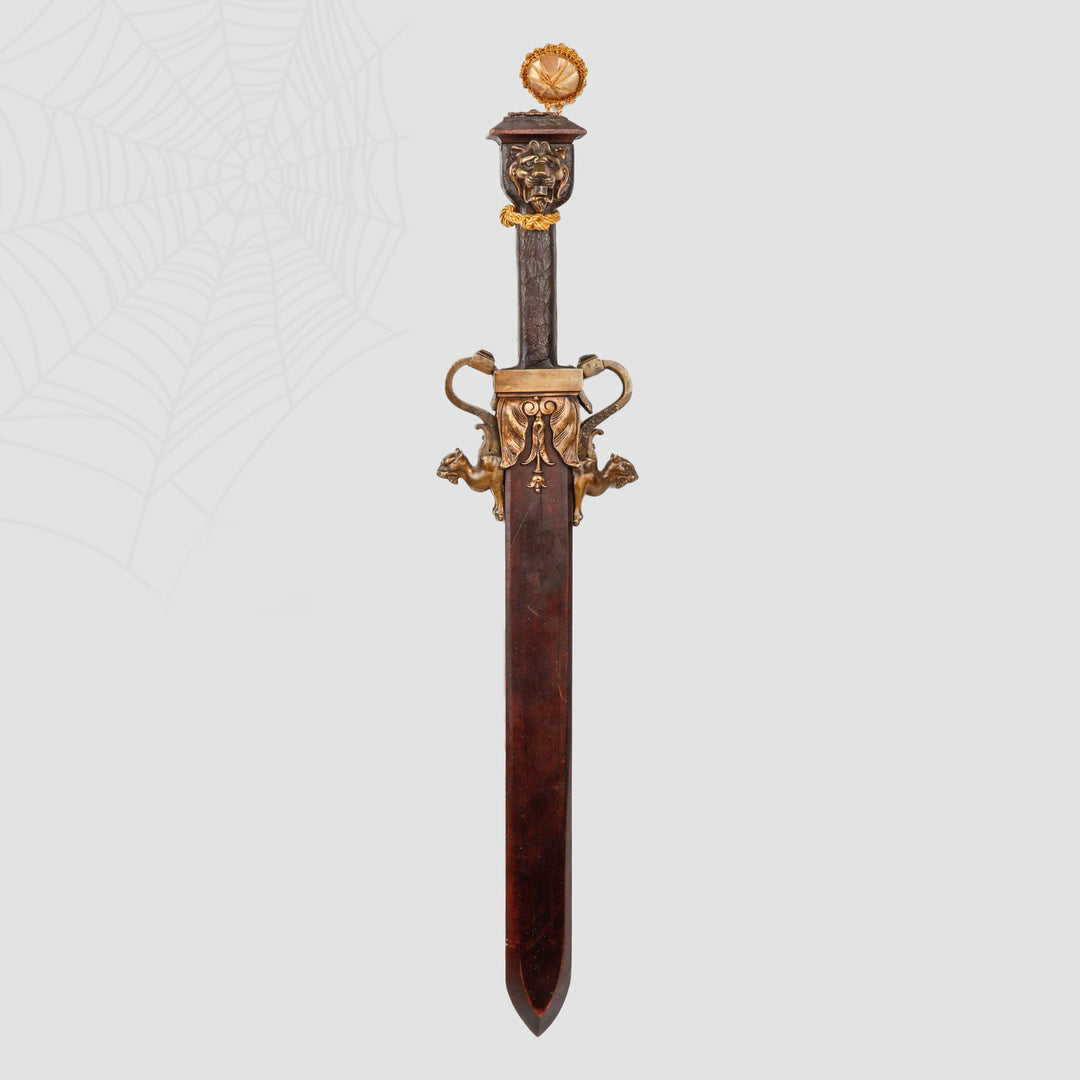 A Large, Exhibited European Sword-Form Vampire Stake Sword, 19th century