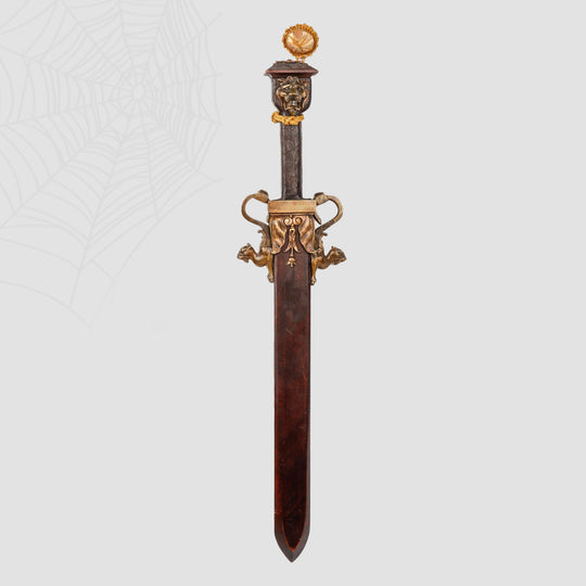 A Large, Exhibited European Sword-Form Vampire Stake Sword, 19th century