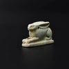 An Egyptian Faience Amulet of a Hare, Late Period, Dynasty 26, ca. 664 - 525 BCE