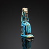 An Egyptian brilliant blue Faience Amulet of Sekhmet , Third Intermediate Period, ca. 1069 - 945 BCE