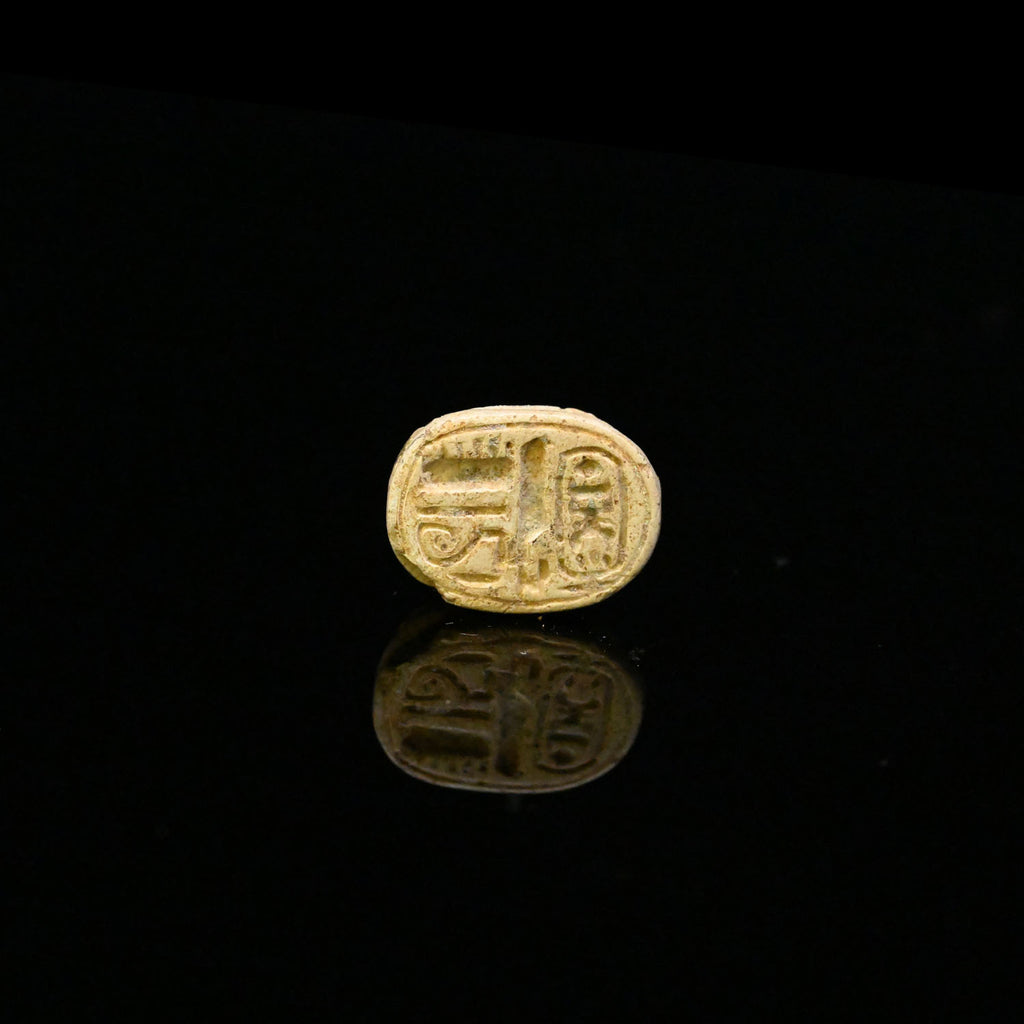 An Egyptian Steatite Scarab for Thutmosis IV, ca. 1397 - 1387 BCE