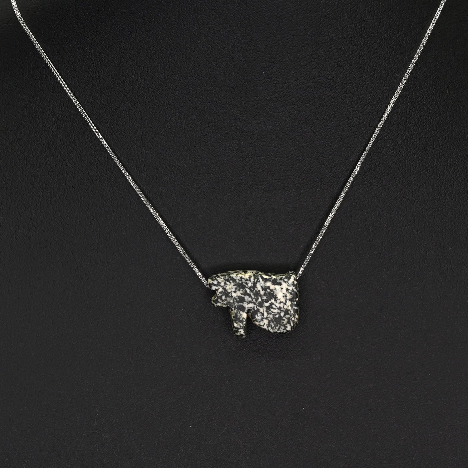 A large Egyptian Diorite Wedjet Amulet set as a pendant, Late Period, ca. 664 - 332 BCE