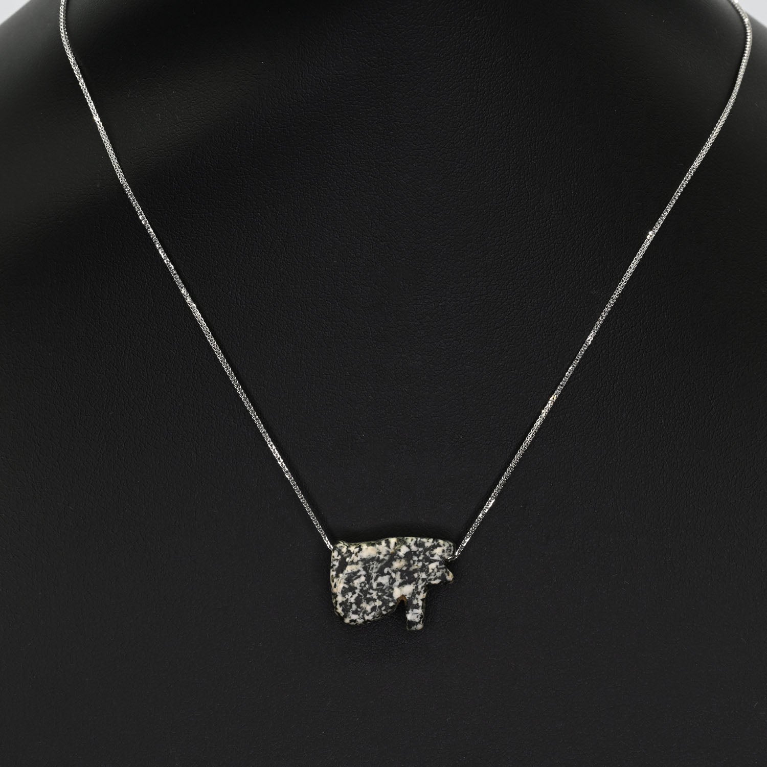 A large Egyptian Diorite Wedjet Amulet set as a pendant, Late Period, ca. 664 - 332 BCE