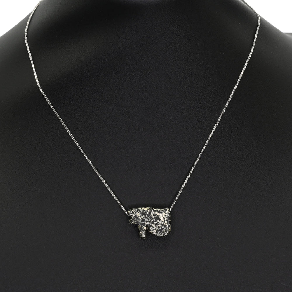 A large Egyptian Diorite Wedjet Amulet set as a pendant, Late Period, ca. 664 - 332 BCE