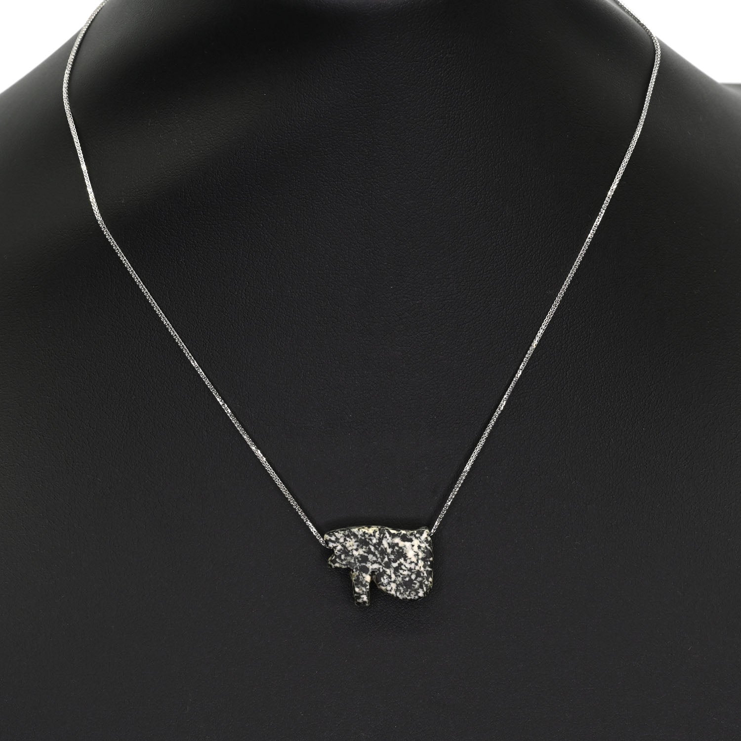 A large Egyptian Diorite Wedjet Amulet set as a pendant, Late Period, ca. 664 - 332 BCE