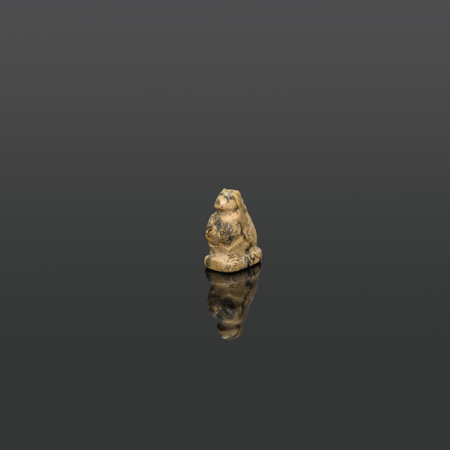 An Egyptian Stone Cat Amulet, Late Period, ca. 664 - 332  BCE