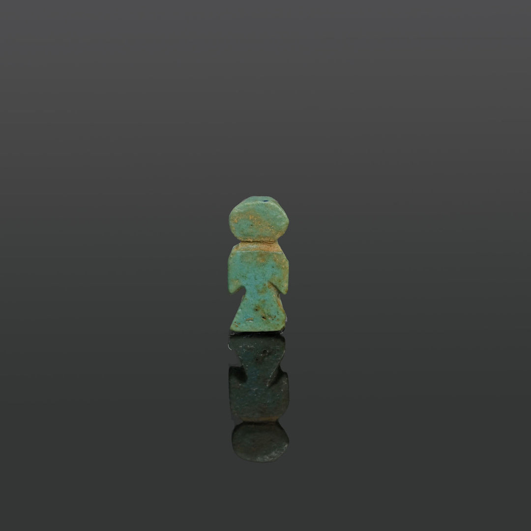 An Egyptian Faience Isis Knot Amulet, Late Period, ca. 664 - 332 BCE