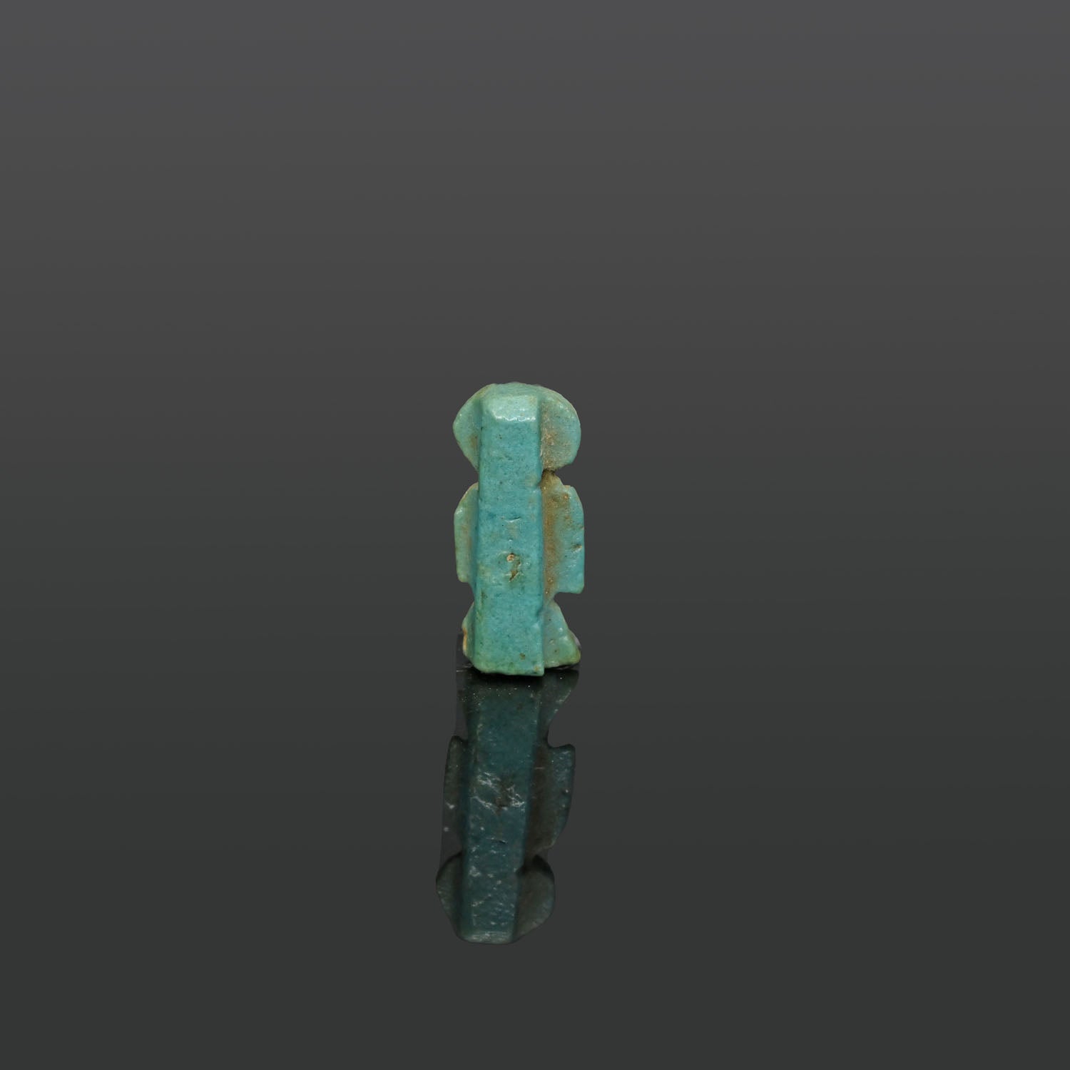 Ein ägyptisches Isis-Knoten-Amulett aus Fayence, Spätzeit, ca. 664 - 332 v. Chr
