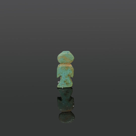 An Egyptian Faience Isis Knot Amulet, Late Period, ca. 664 - 332 BCE