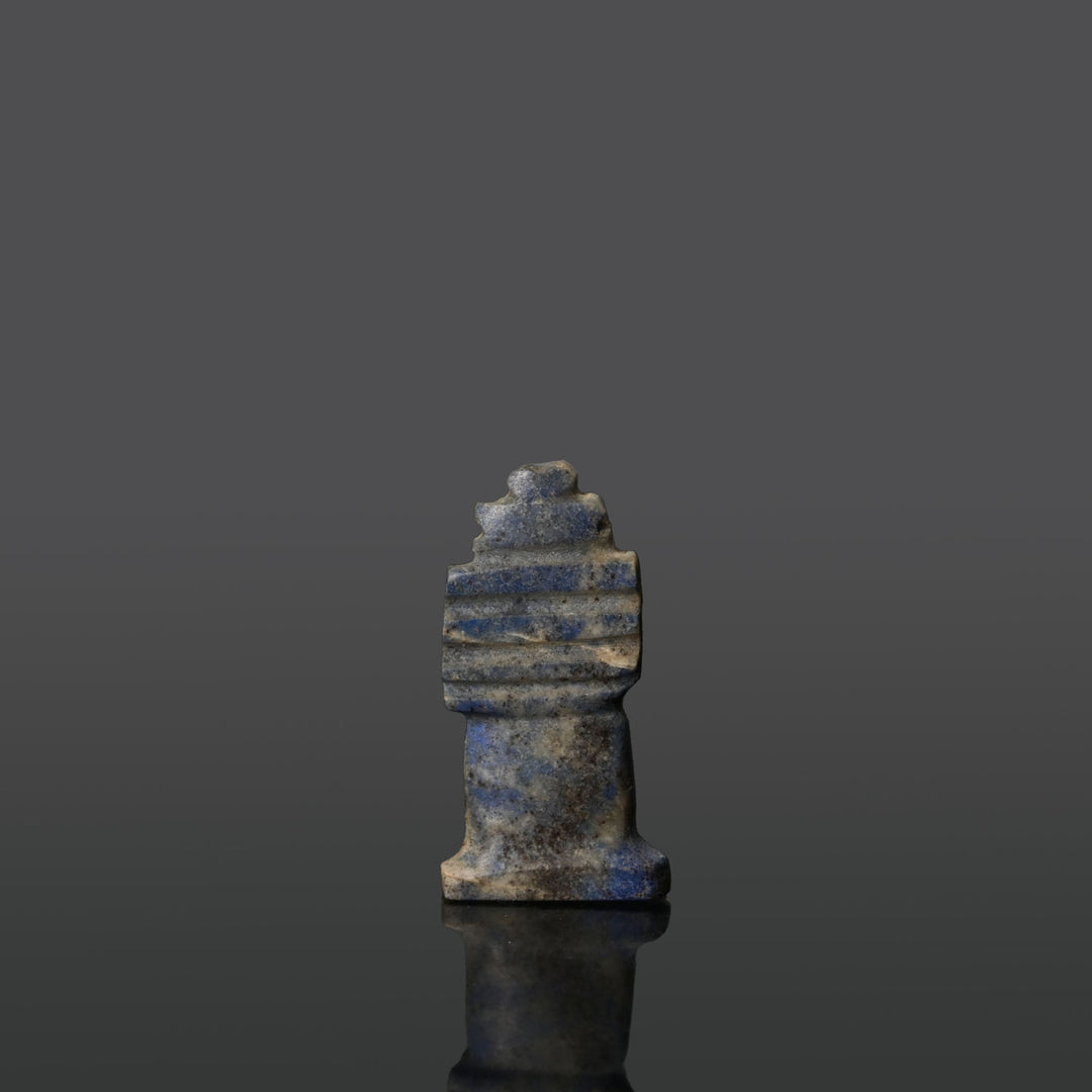An Egyptian Lapis Lazuli Djed Pilllar, Late Period, ca. 664 - 332 BCE