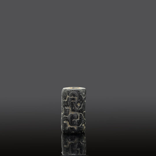 A rare Egyptian Steatite Cylinder Seal with Anubis, Early Dynastic Period - Old Kingdom, ca.  3000 - 2750 BCE