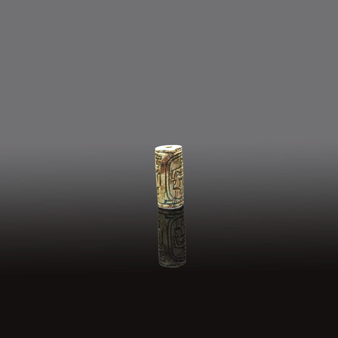 An Egyptian Royal Steatite Cylinder Seal for Amenemhet II, 12th Dynasty, time of Amenemhet II, ca 1929 – 1895 BCE