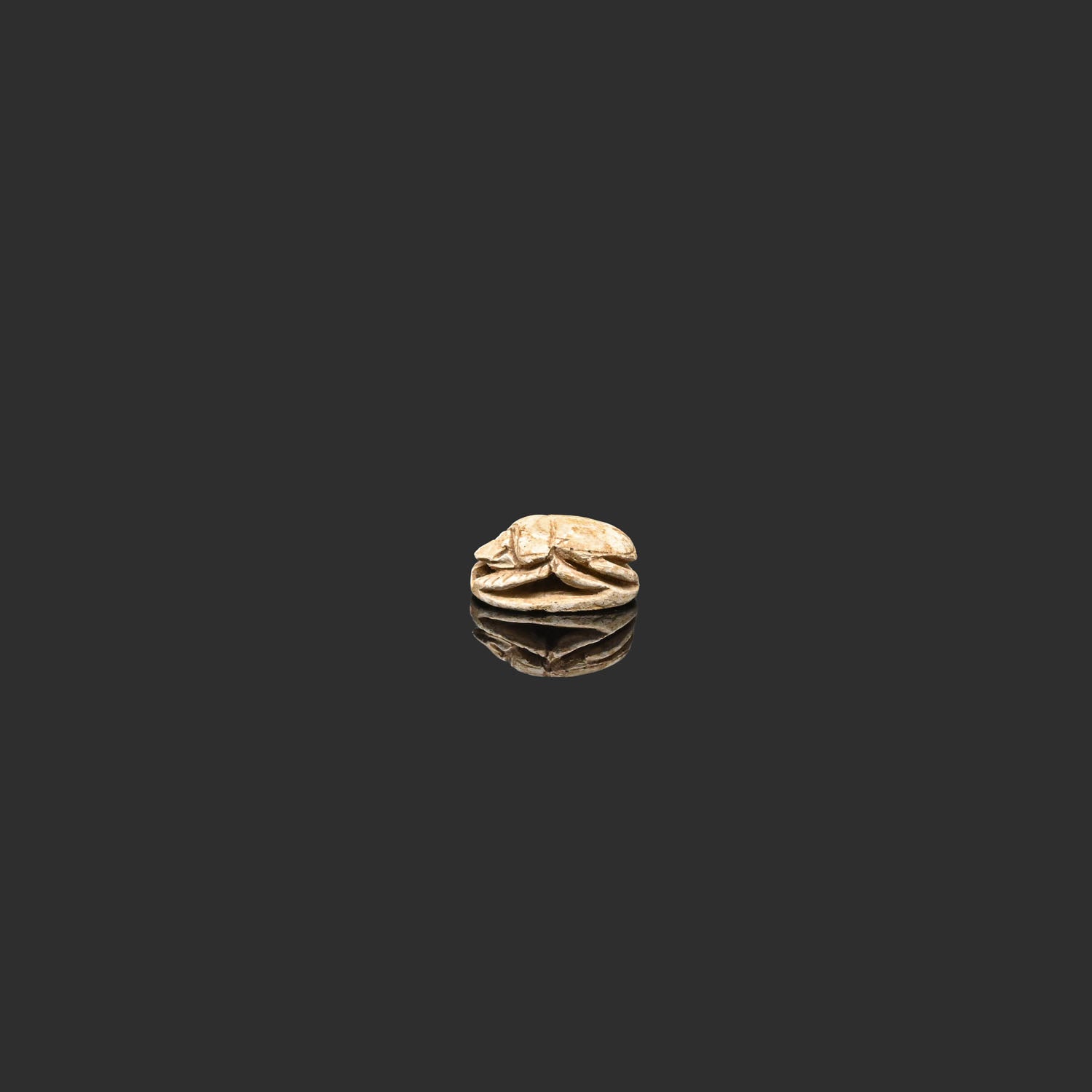 A good luck Egyptian Steatite Scarab, Late Period, ca. 664 - 332 BCE