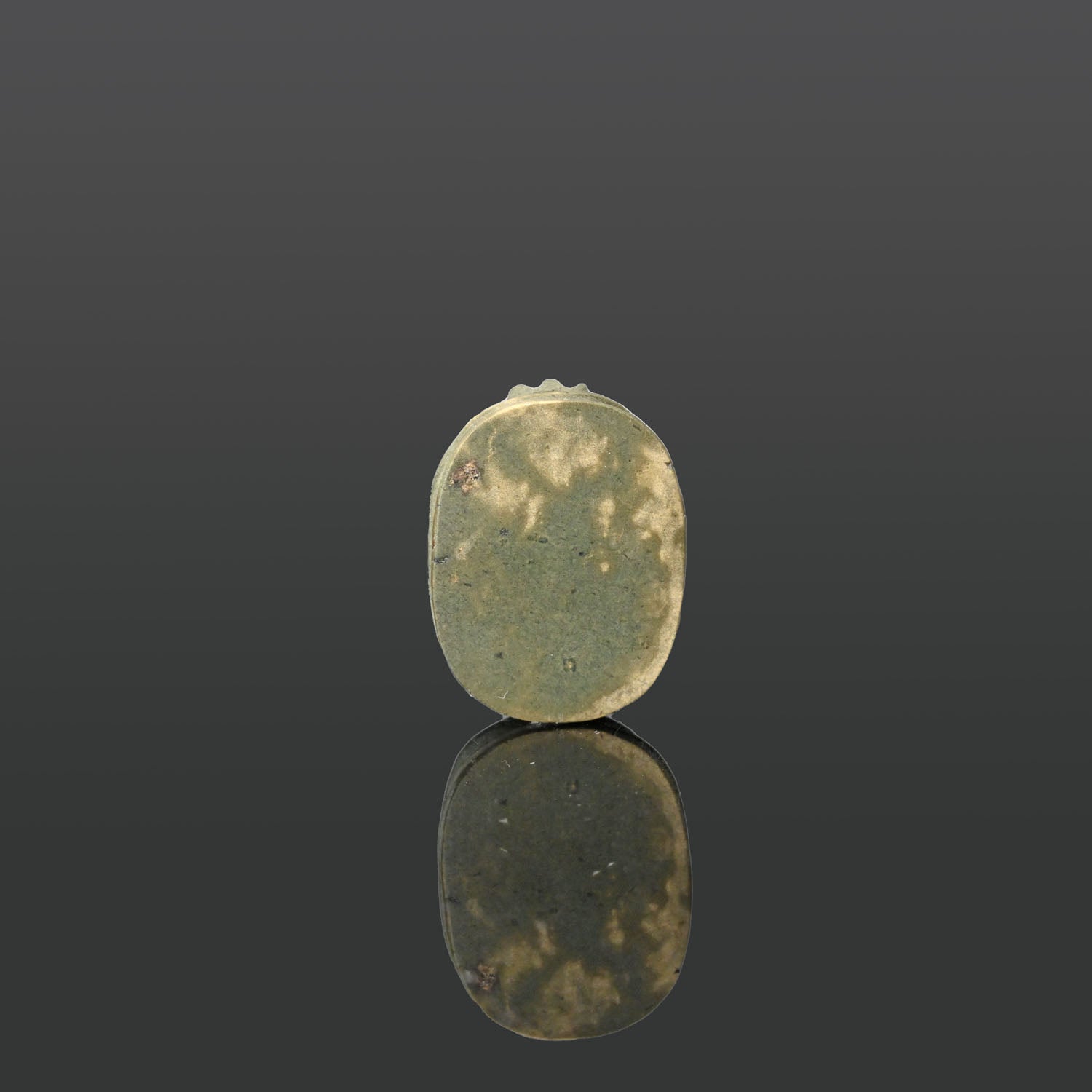 A good Egyptian Greenstone Heart Scarab, Late Period, ca. 664 - 332 BCE