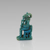 An Egyptian Faience Amulet of Lion-headed Goddess, 21st Dynasty , ca. 1069 - 945 BCE