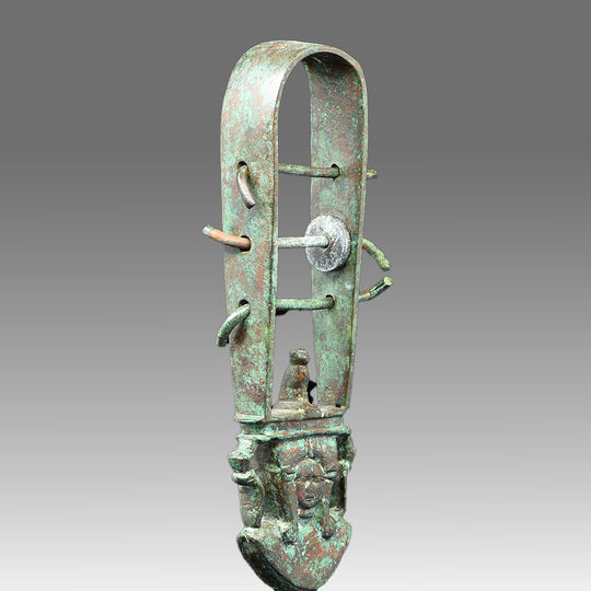 An Egyptian Bronze Sistrum, 26th Dynasty, Saite Period, ca. 664 - 525 BCE