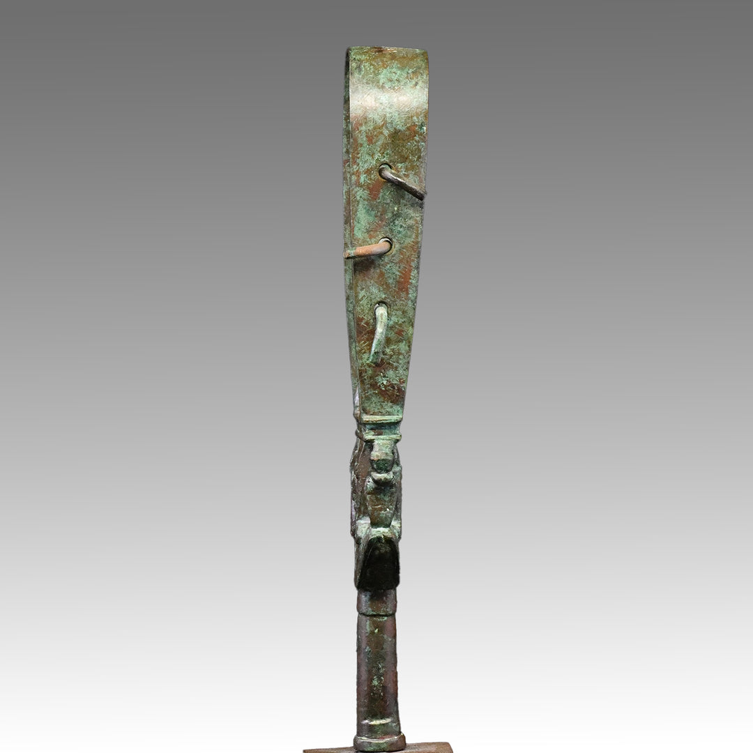 An Egyptian Bronze Sistrum, 26th Dynasty, Saite Period, ca. 664 - 525 BCE