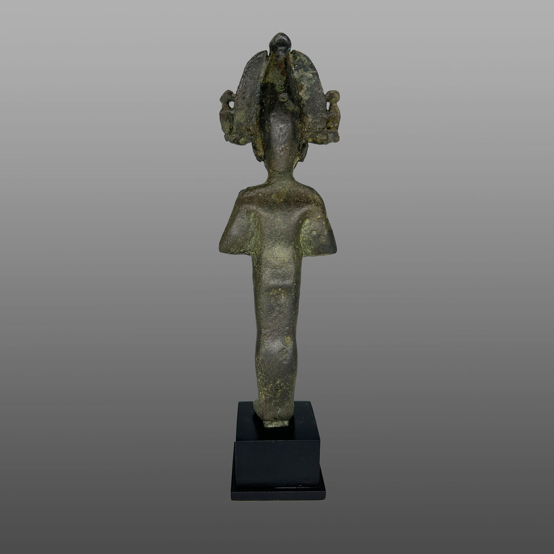 A good Egyptian Bronze Figure of Osiris, Late Period, ca. 664 - 332 BCE