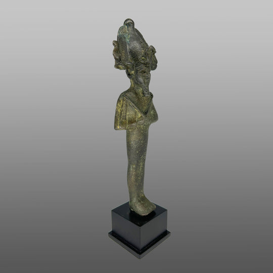 A good Egyptian Bronze Figure of Osiris, Late Period, ca. 664 - 332 BCE