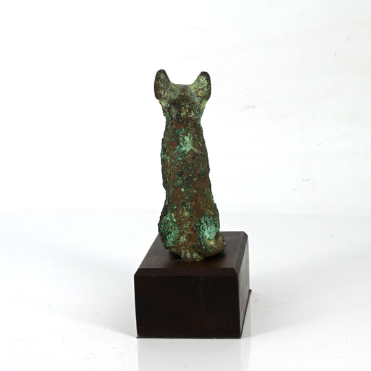 Egyptian Bronze Figure of a Cat, Third Intermediate Period, ca. 1069 - 945 BCE