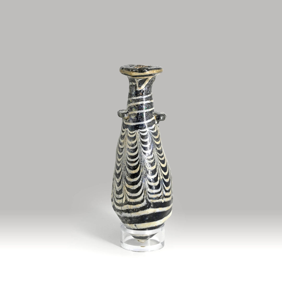 An Egyptian Core-Formed Glass Alabastron, Ptolemaic  Period, ca. 3rd - 2nd century BCE