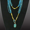 An Egyptian Faience Beaded Necklace, Late Period, ca. 664 - 332 BCE