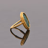 An Amarna Faience Ring Bezel inscribed for King Tutankhamun, 18th Dynasty, ca. 1336-1327 BCE