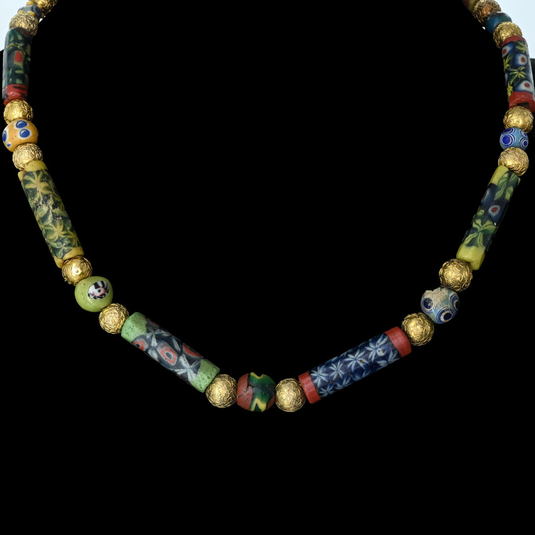 A published Group of Millefiori, Mosaic and Eye Glass Beads, Roman Imperial Period, ca. 1st century BCE/CE