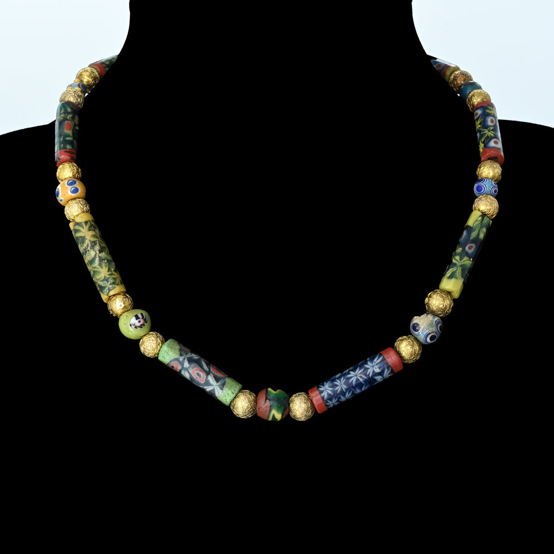 A published Group of Millefiori, Mosaic and Eye Glass Beads, Roman Imperial Period, ca. 1st century BCE/CE