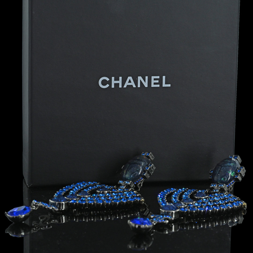 A pair of Chanel Egypt Collection Crystal Earrings, 2019