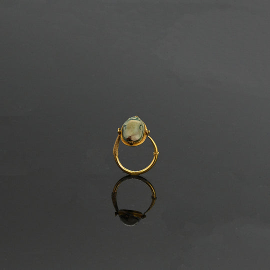 An Egyptian Scarab Swivel Ring, New Kingdom, ca. 1550 - 1069 BCE