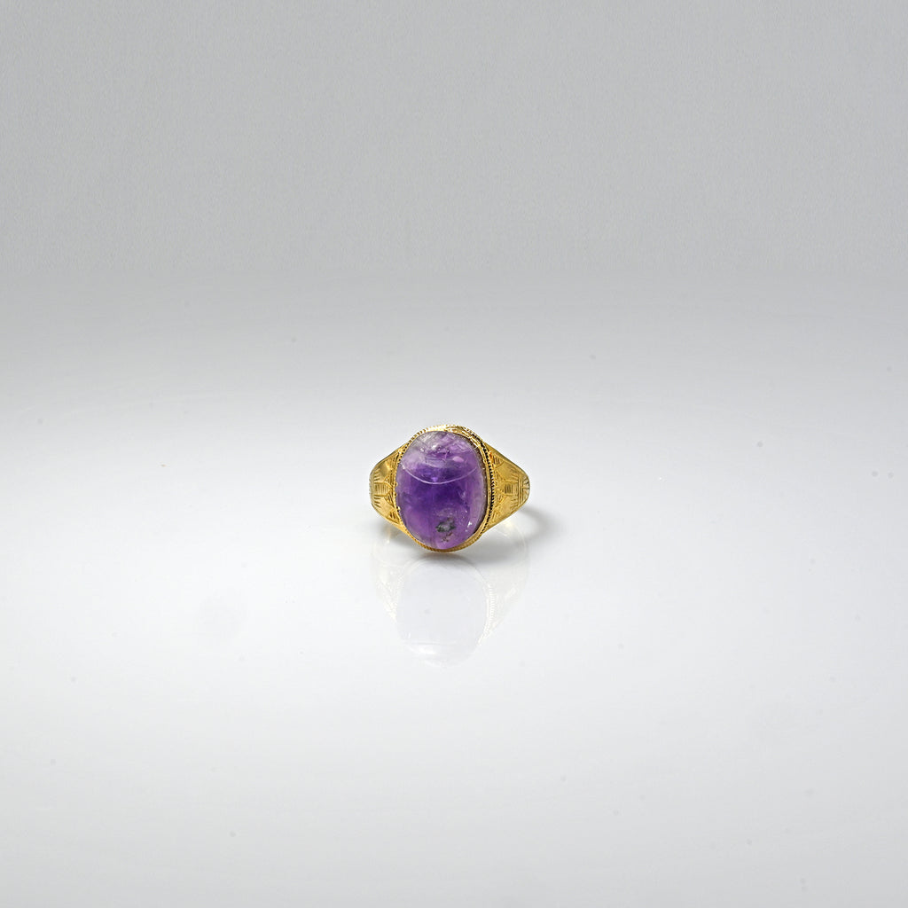 An Egyptian Amethyst Scarab, Middle Kingdom, ca. 2040 - 1783 BCE