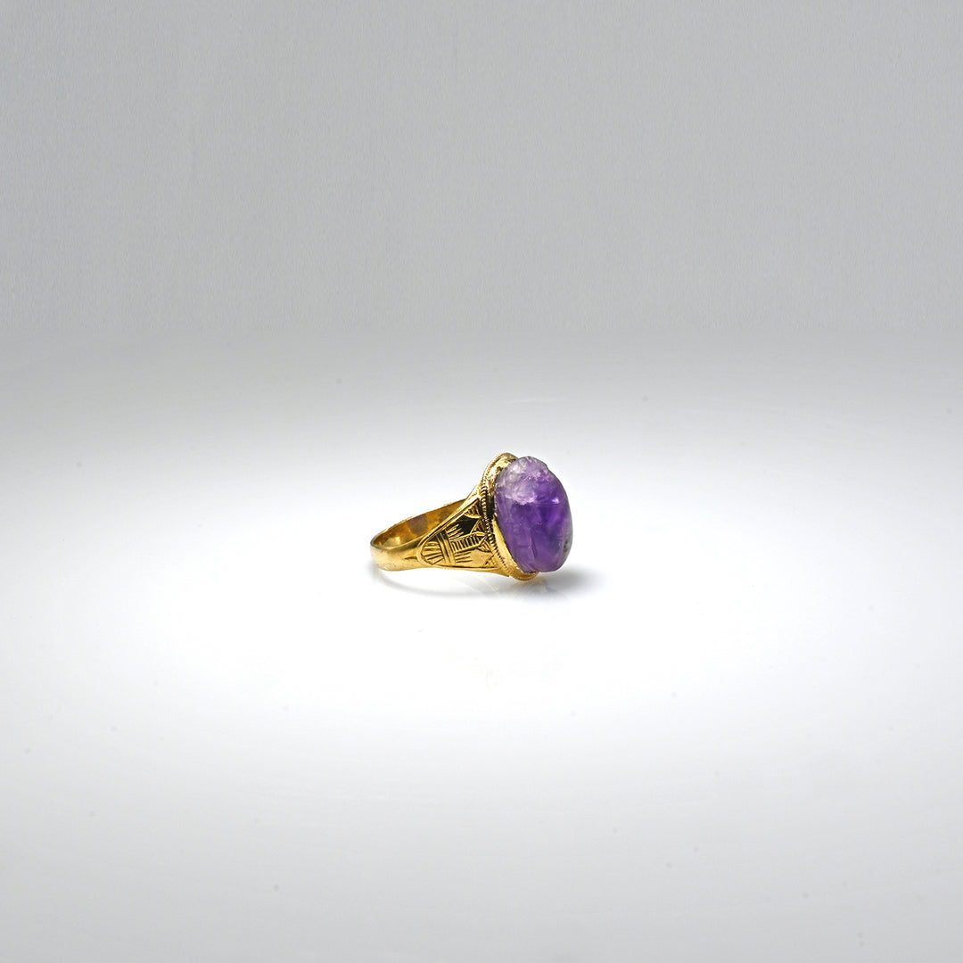 An Egyptian Amethyst Scarab, Middle Kingdom, ca. 2040 - 1783 BCE