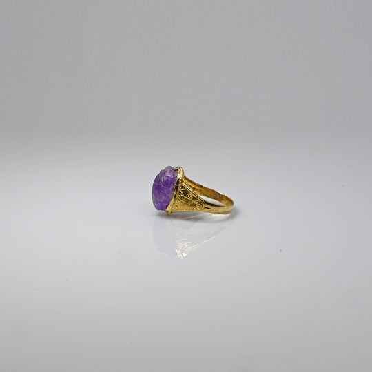 An Egyptian Amethyst Scarab, Middle Kingdom, ca. 2040 - 1783 BCE