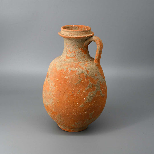 An Exhibited Egyptian Terracotta Bes Pot, Late Period, 26th Dynasty, ca. 664 - 525 BCE