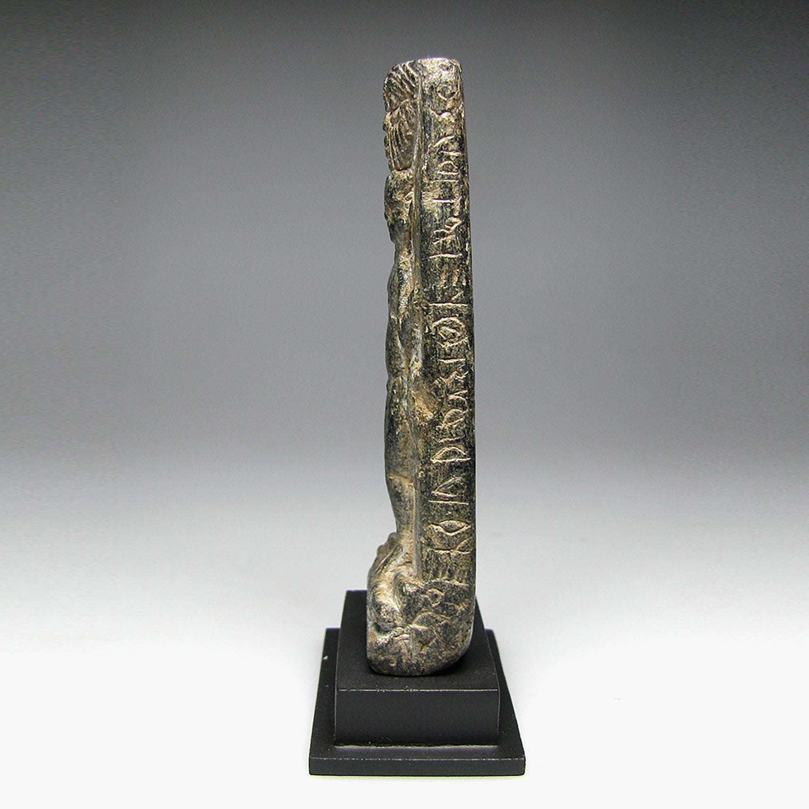 A fine Egyptian Steatite Magical Stele, Ptolemaic  Period, ca.  300 - 200 BCE