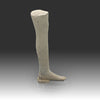 An Egyptian Limestone Model Leg, Late Period, ca. 664 - 332 BCE